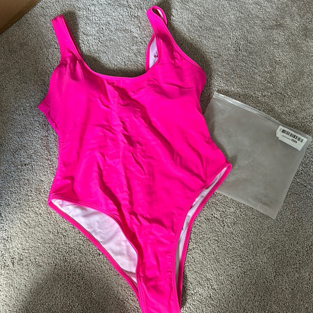 NWT Hot Pink Swim Suit